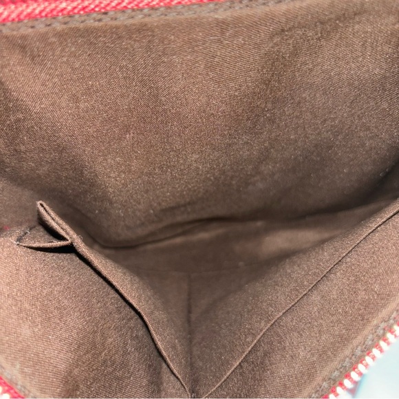 Pink Crossgrain Double Top Zip Convertible Clutch Crossbody Bag, Pink - Picture 5 of 9